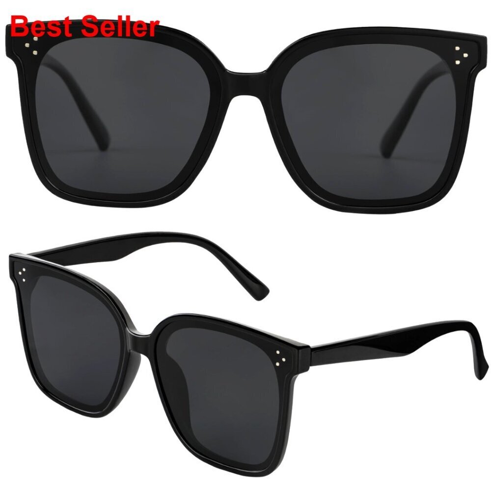Oversized Polarized Square Sunglasses Lightweight TR90 Frame UV400 Protection
